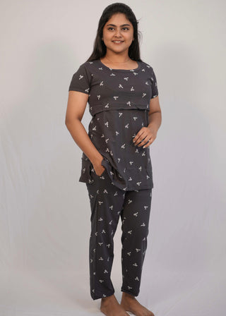 RIBBON | ZIPLESS FEEDING PANT SET