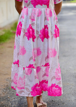 PINK PETUNIA | MATERNITY MAXI ANKLE LENGTH