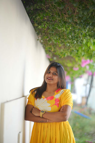 SUNSHINE BLOOSOM | MATERNITY KURTI ANKLE LENGTH