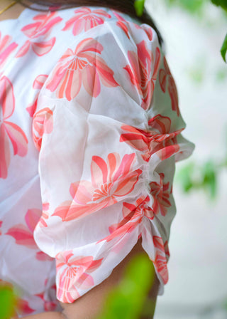 ORANGE BLUSH | MATERNITY GEORGETTE MAXI ANKLE LENGTH