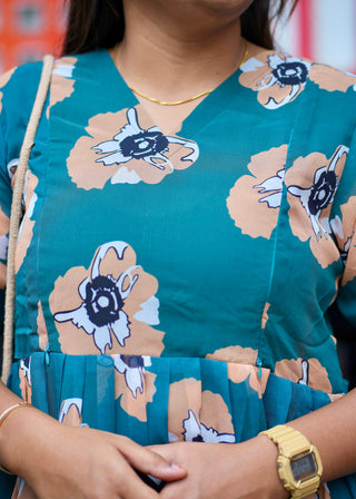 POPPY BREEZE | MATERNITY GEORGETTE MAXI ANKLE LENGTH