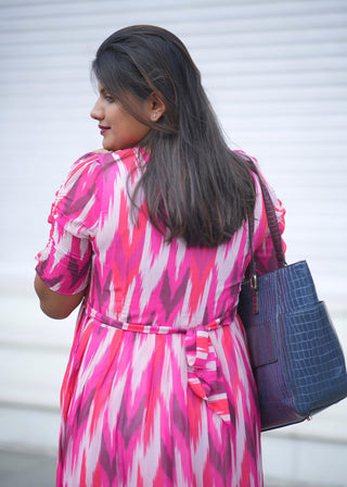 PINK MIRAGE | MATERNITY GEORGETTE MAXI ANKLE LENGTH