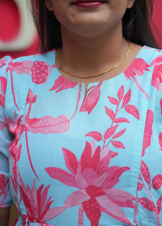 PINK LILY | MATERNITY GEORGETTE MAXI ANKLE LENGTH