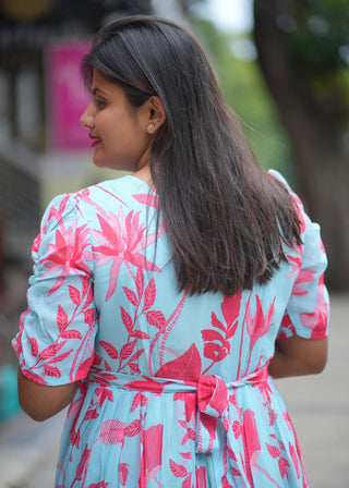 PINK LILY | MATERNITY GEORGETTE MAXI ANKLE LENGTH