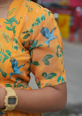 GOLDEN GARDEN | MATERNITY GEORGETTE MAXI ANKLE LENGTH