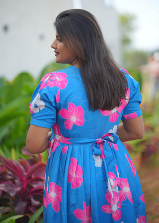 SKYFLOWER CASCADE | MATERNITY MAXI ANKLE LENGTH