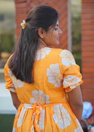 SUNBURST BLOOM | MATERNITY MAXI ANKLE LENGTH