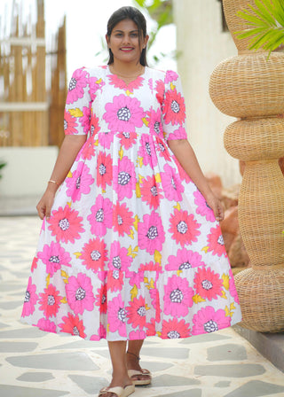 VIBRANT DAISY | MATERNITY MAXI ANKLE LENGTH