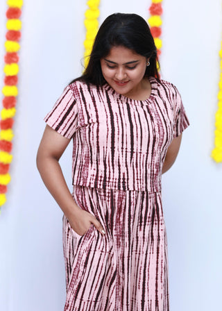 LINES | ZIPLESS MATERNITY MAXI-SHORT SLEEVES | ANKLE LENGTH MAXI