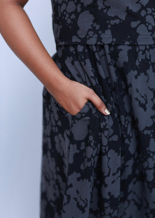 TIE & DYE | ZIPLESS MATERNITY MAXI-SHORT SLEEVES | ANKLE LENGTH MAXI