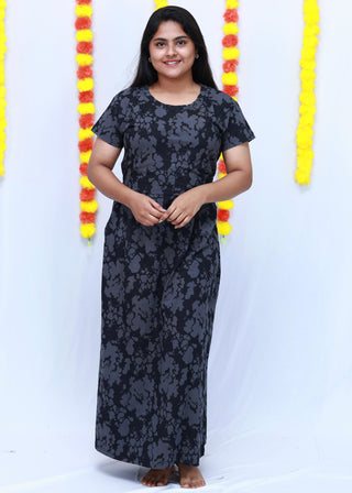 TIE & DYE | ZIPLESS MATERNITY MAXI-SHORT SLEEVES | ANKLE LENGTH MAXI