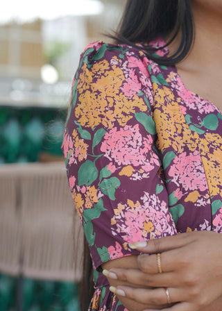 CASCADE BLOOM | MATERNITY MAXI ANKLE LENGTH