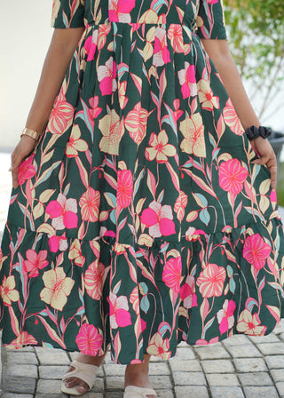 BOTANICAL BLISS | MATERNITY MAXI ANKLE LENGTH