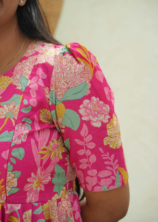 FLORAL RADIANCE | MATERNITY MAXI ANKLE LENGTH