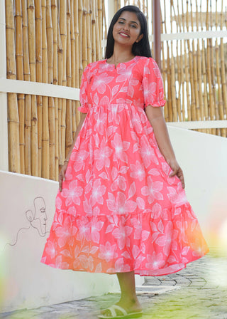 FLORAL GRACE | MATERNITY MAXI ANKLE LENGTH