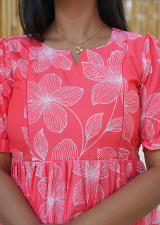 FLORAL GRACE | MATERNITY MAXI ANKLE LENGTH