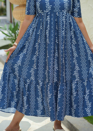 RAINY FLOWERS | MATERNITY MAXI ANKLE LENGTH