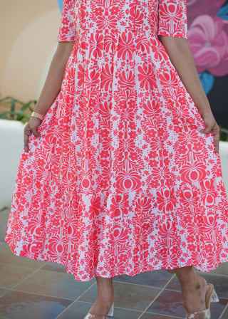ORANGE PETALS | MATERNITY MAXI ANKLE LENGTH