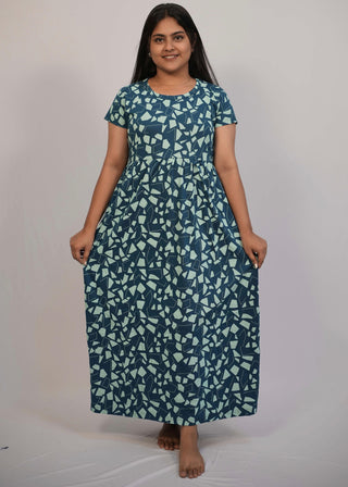 SHAPES | NON-FEEDING MAXI – SHORT SLEEVES | ANKLE LENGTH MAXI