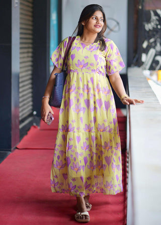 MARIGOLD | MATERNITY GEORGETTE MAXI ANKLE LENGTH