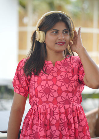 PINK TRELIS | MATERNITY MAXI ANKLE LENGTH