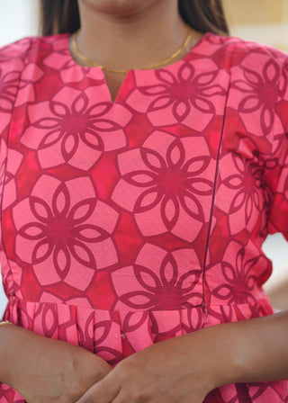 PINK TRELIS | MATERNITY MAXI ANKLE LENGTH