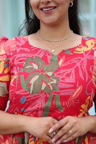 BLOSSOM BAZAAR | MATERNITY COTTON MAXI ANKLE LENGTH