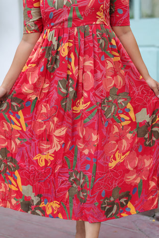 BLOSSOM BAZAAR | MATERNITY COTTON MAXI ANKLE LENGTH