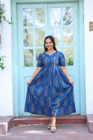 BREEZY WINDOW | MATERNITY COTTON MAXI ANKLE LENGTH