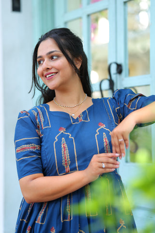 BREEZY WINDOW | MATERNITY COTTON MAXI ANKLE LENGTH