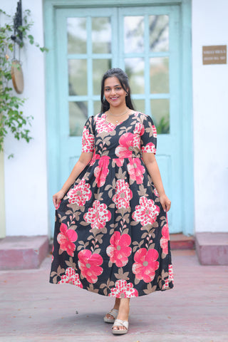 GAZANIA | MATERNITY COTTON MAXI ANKLE LENGTH