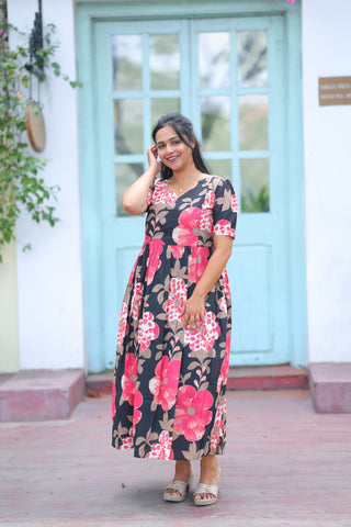 GAZANIA | MATERNITY COTTON MAXI ANKLE LENGTH