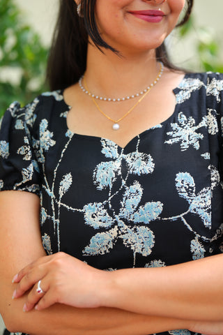ARTISTIC GARDENIA | MATERNITY COTTON MAXI ANKLE LENGTH