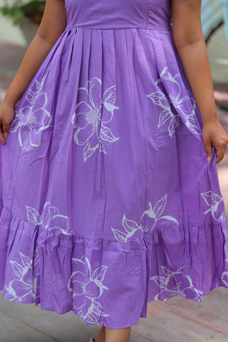 INDIGO DAHALIA | MATERNITY COTTON MAXI ANKLE LENGTH