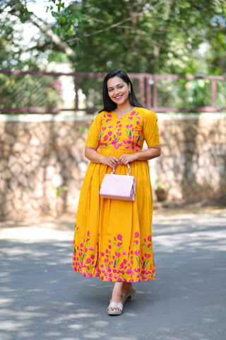 SUNLIT | MATERNITY COTTON MAXI ANKLE LENGTH