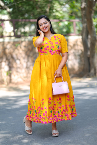SUNLIT | MATERNITY COTTON MAXI ANKLE LENGTH