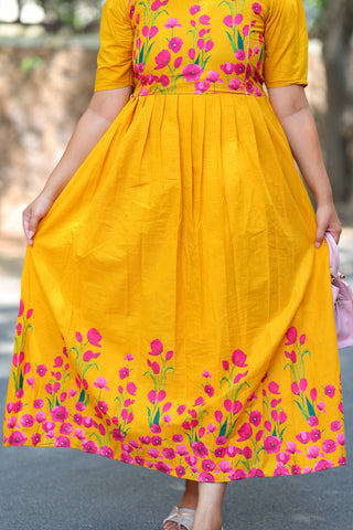 SUNLIT | MATERNITY COTTON MAXI ANKLE LENGTH