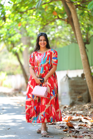 ELEGANT NATURE | MATERNITY COTTON MAXI ANKLE LENGTH