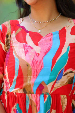 ELEGANT NATURE | MATERNITY COTTON MAXI ANKLE LENGTH