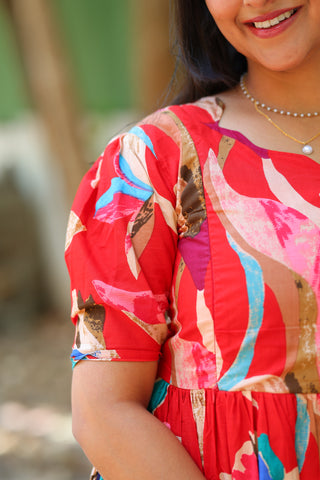 ELEGANT NATURE | MATERNITY COTTON MAXI ANKLE LENGTH