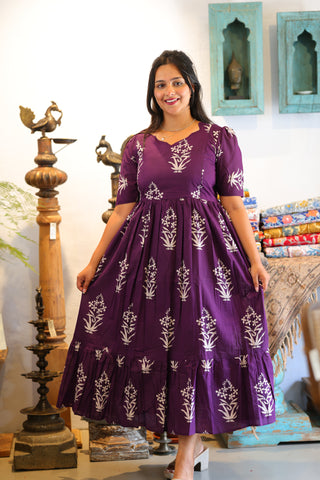 HERITAGE CROWN | MATERNITY COTTON MAXI ANKLE LENGTH
