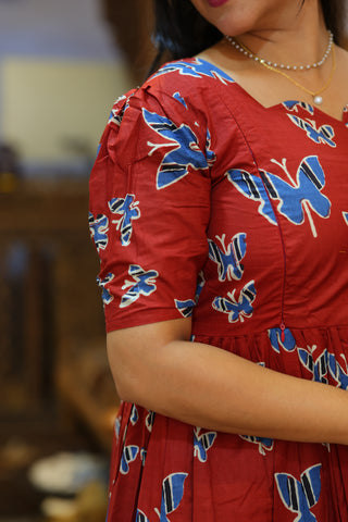 BUTTERFLY | MATERNITY COTTON MAXI ANKLE LENGTH