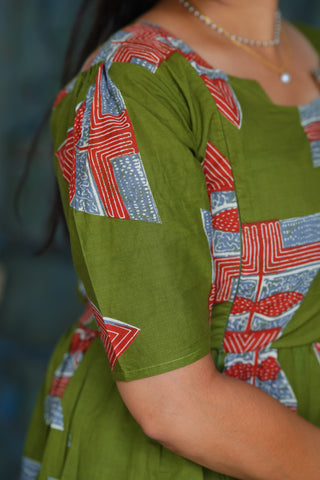 TRIANGLE | MATERNITY COTTON MAXI ANKLE LENGTH