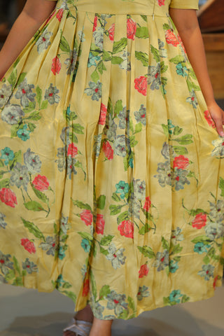 GARDEN FLORAL | MATERNITY COTTON MAXI ANKLE LENGTH