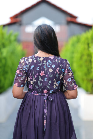 WISTERIA | MATERNITY GEORGETTE MAXI FULL LENGTH