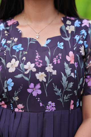 WISTERIA | MATERNITY GEORGETTE MAXI FULL LENGTH
