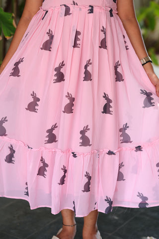 LOVE RABBIT | MATERNITY GEORGETTE MAXI ANKLE LENGTH
