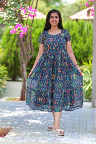 PARSLEY SHOWER | MATERNITY GEORGETTE MAXI ANKLE LENGTH