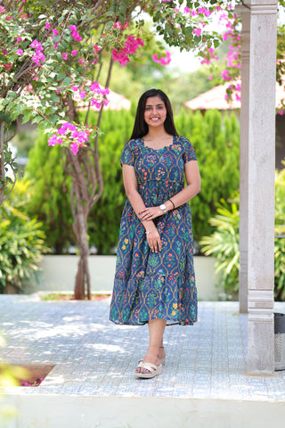 PARSLEY SHOWER | MATERNITY GEORGETTE MAXI ANKLE LENGTH