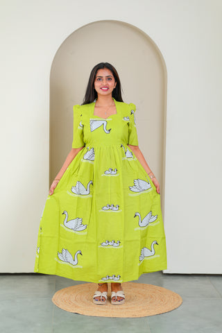 WHITE SWANN | MATERNITY MAXI FULL LENGTH